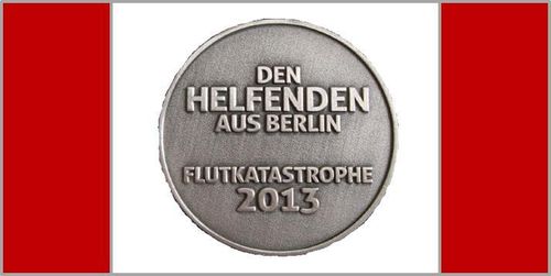 721 - Erinnerungsmedaille zur Flutkatastrophe 2013 - Land Berlin