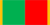 067 - Bandschnalle "Grün-Rot" mit Randstreifen