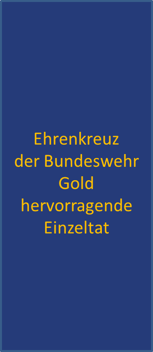 Schmucketui - Bundeswehr EK Gold mit Gefahr für Leib und Leben - mit EK-Tiefzieheinleger