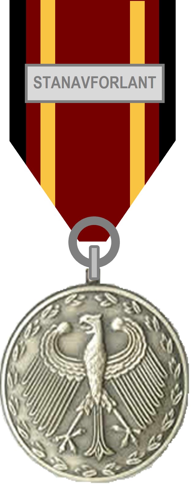 Bundeswehr-Einsatzmedaille STANAVFORLANT - (Alt-)Silber