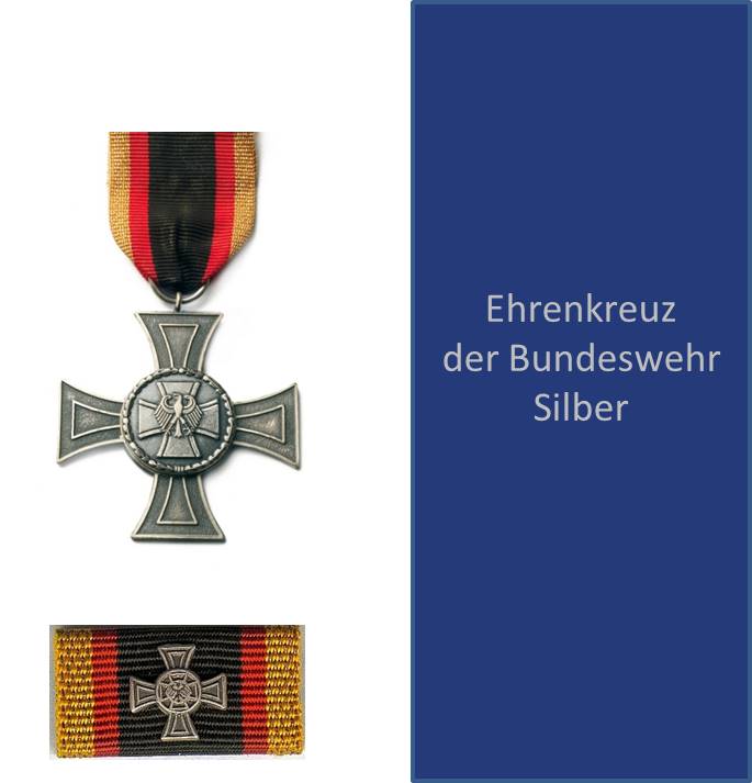 Medaillen-Set Bundeswehr-Ehrenkreuz Silber