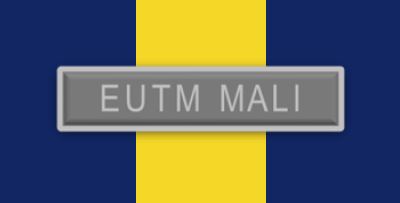 ESDP-Einsatzmedaille - EUTM Mail (HQ / blau-gelb)