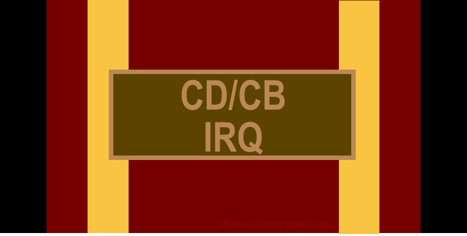 Bundeswehr-Einsatzmedaille CD/CB IRQ - Bronze