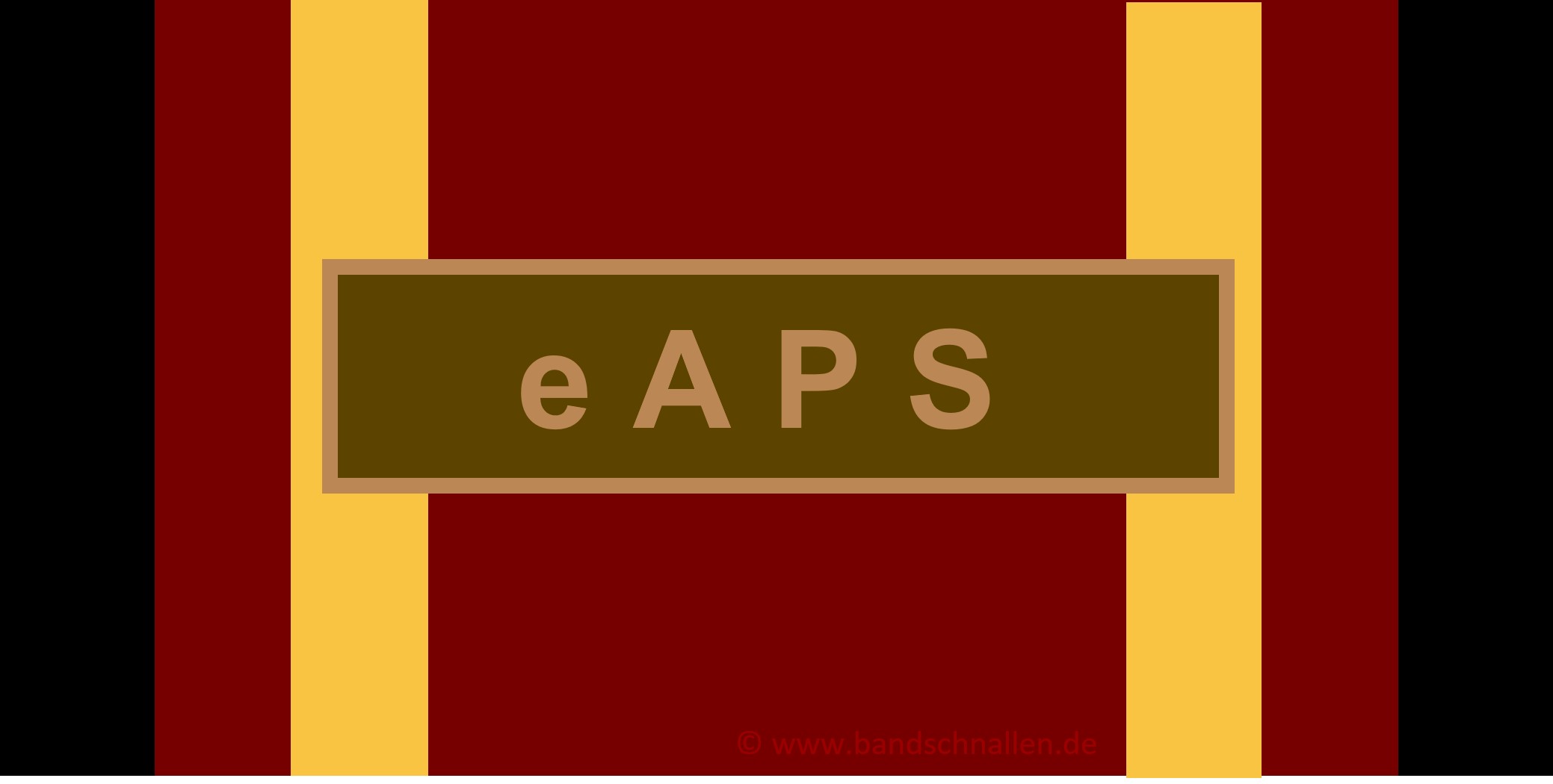 Bundeswehr-Einsatzmedaille enhanced AIR Policing SOUTH (eAPS) - Bandschnalle Bronze