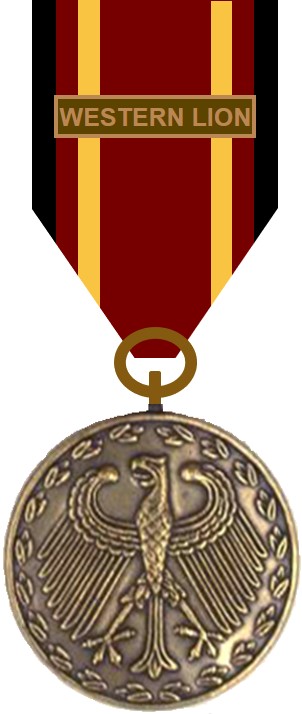 Bundeswehr-Einsatzmedaille - Western Lion