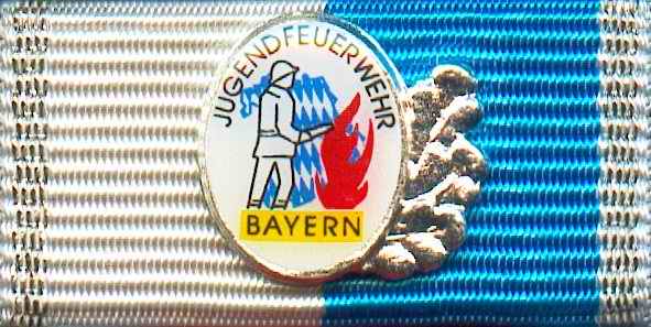 Jugendfeuerwehr Ehrennadel Silber, Bayern