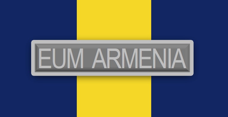 ESDP-Einsatzmedaille - ESDP - EUM ARMENIA (HQ / blau-gelb)