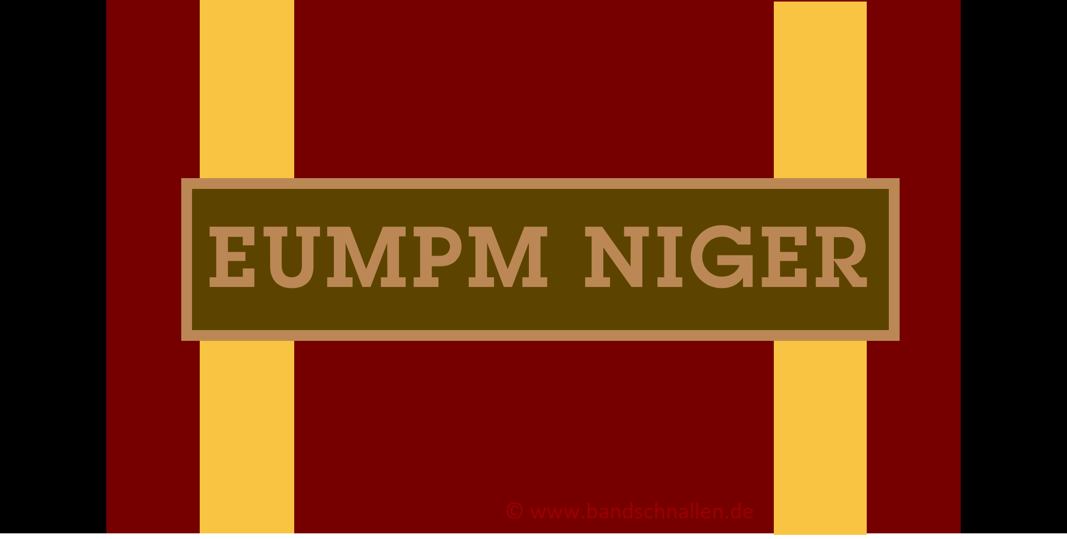 Bundeswehr-Einsatzmedaille -  EUMPM NIGER - Bronze