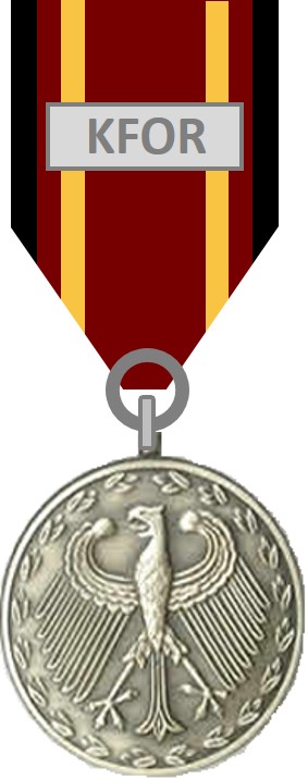 Bundeswehr-Einsatzmedaille KFOR Silber