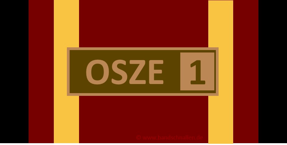 Bundeswehr-Einsatzmedaille OSZE 1 - Bronze