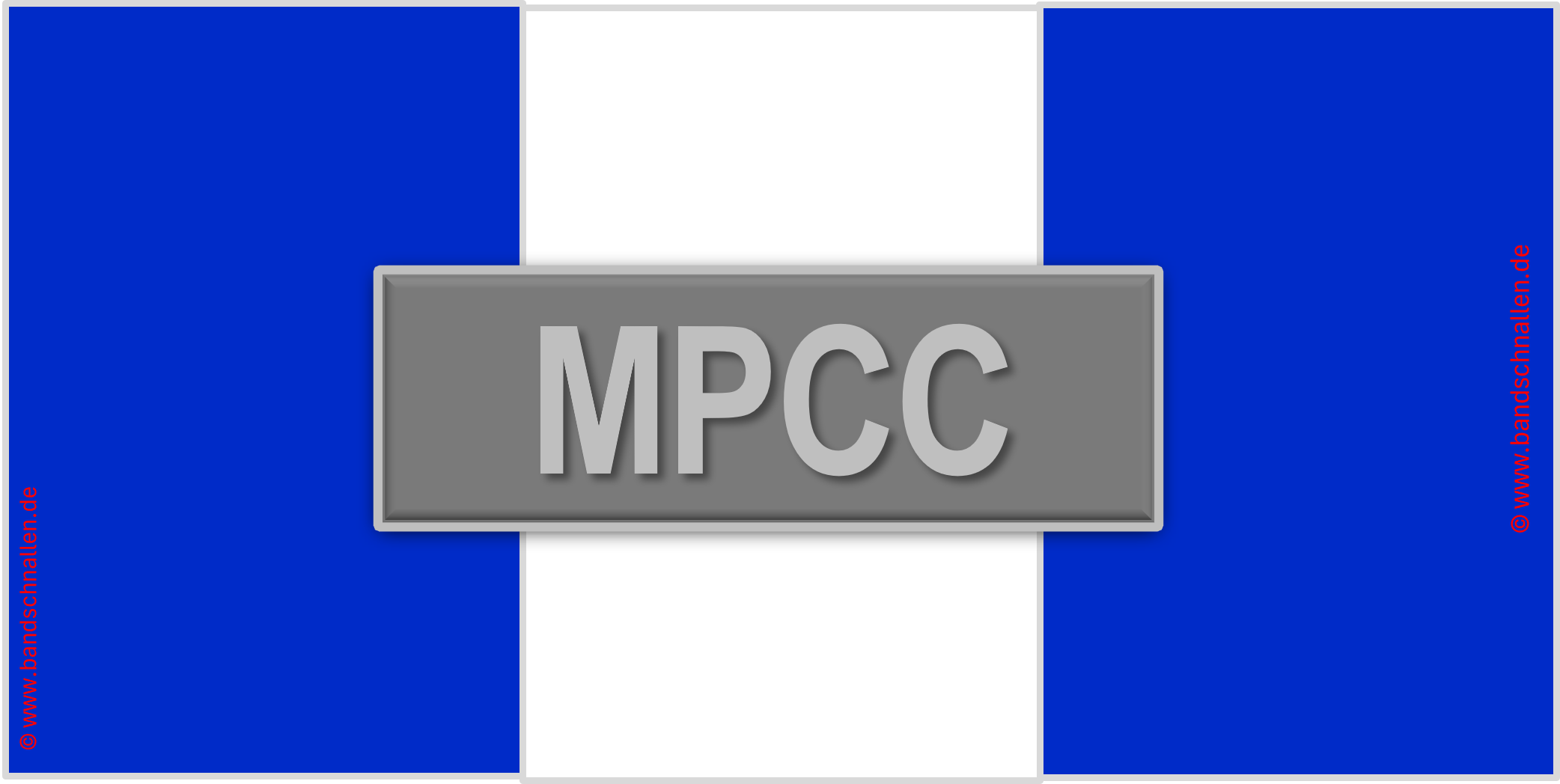 ESDP-Einsatzmedaille - MPCC-Mission - Support / blau-weiß