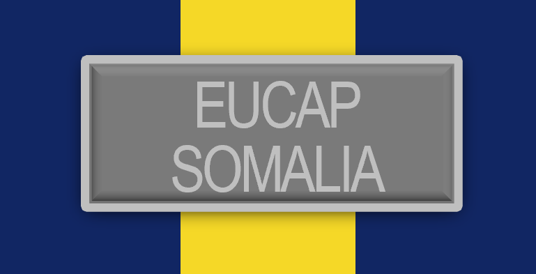 ESDP-Medaille EUCAP SOMALIA - HQ (Blau-Gelb)