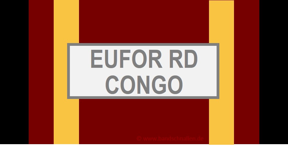 Bundeswehr-Einsatzmedaille EUFOR RD CONGO - Silber