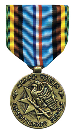 Armed Forces Expeditionary Medal -Bandschnalle 25 x 13 mm