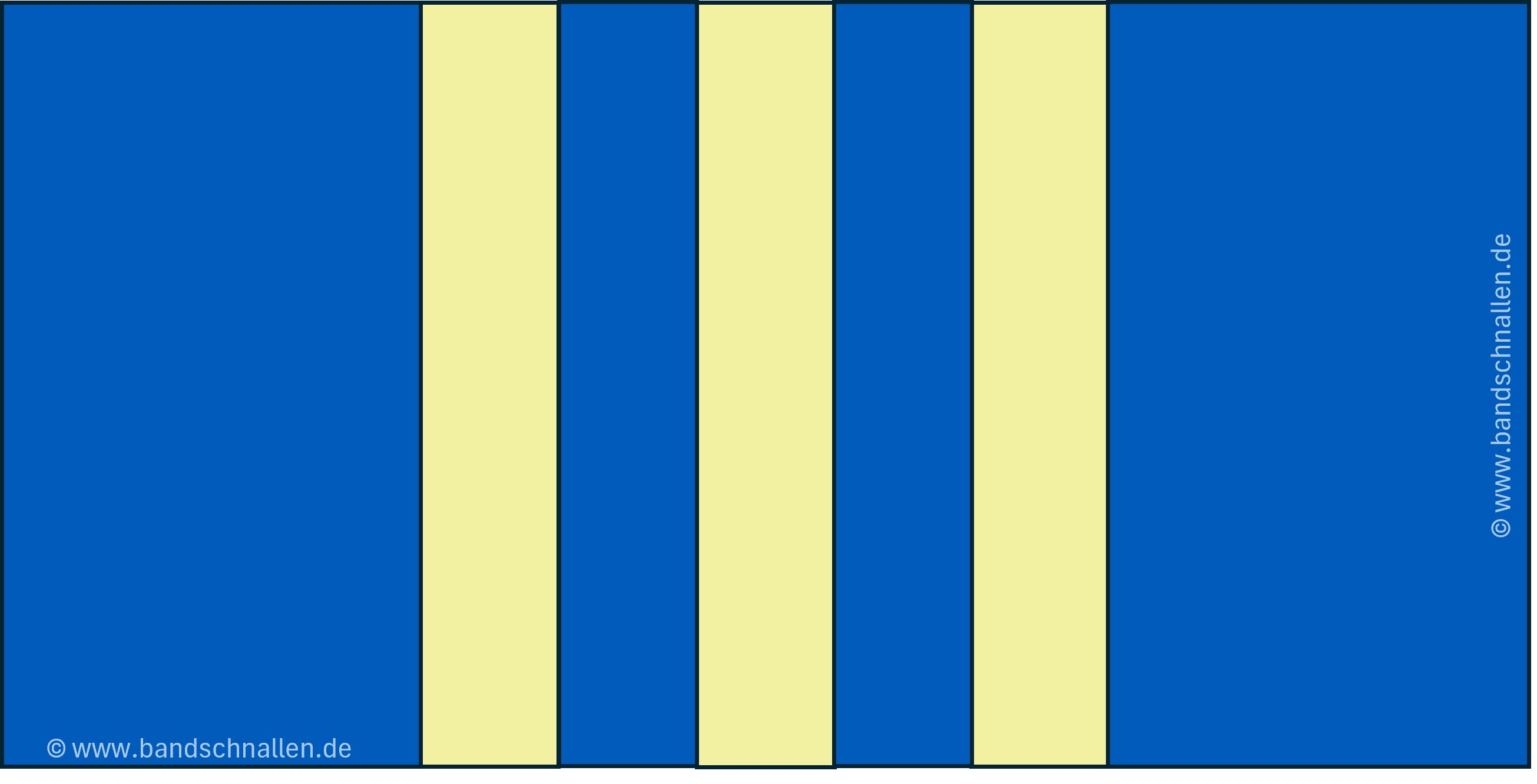 Bandschnalle Ukraine (Verdienstkreuz der Ukraine)