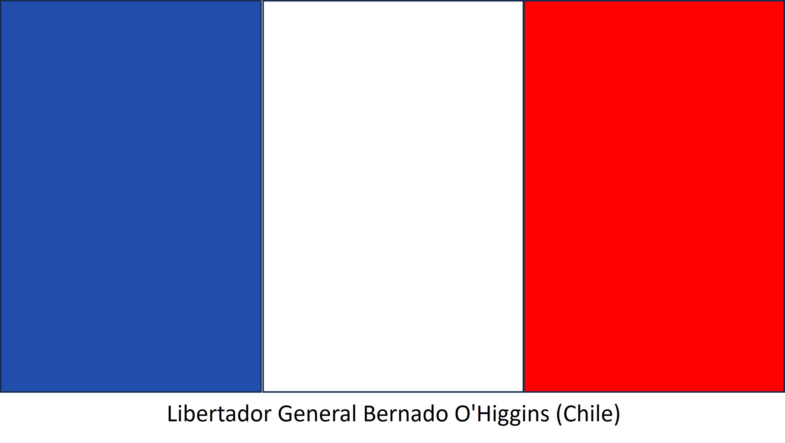 Bandschnallen zu Libertador General Bernado OHiggins (Chile)