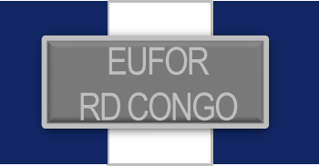 ESDP-Einsatzmedaille - EUFOR RD Congo - SUPPORT / blau-weiß