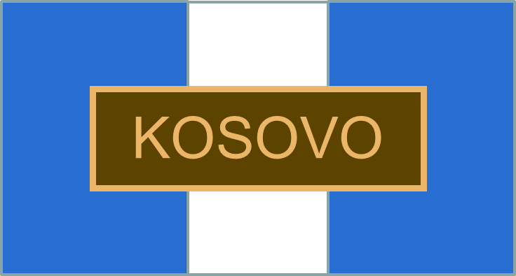 ESDP-Einsatzmedaille - EULEX Kosovo (SUPPORT / blau-weiß)