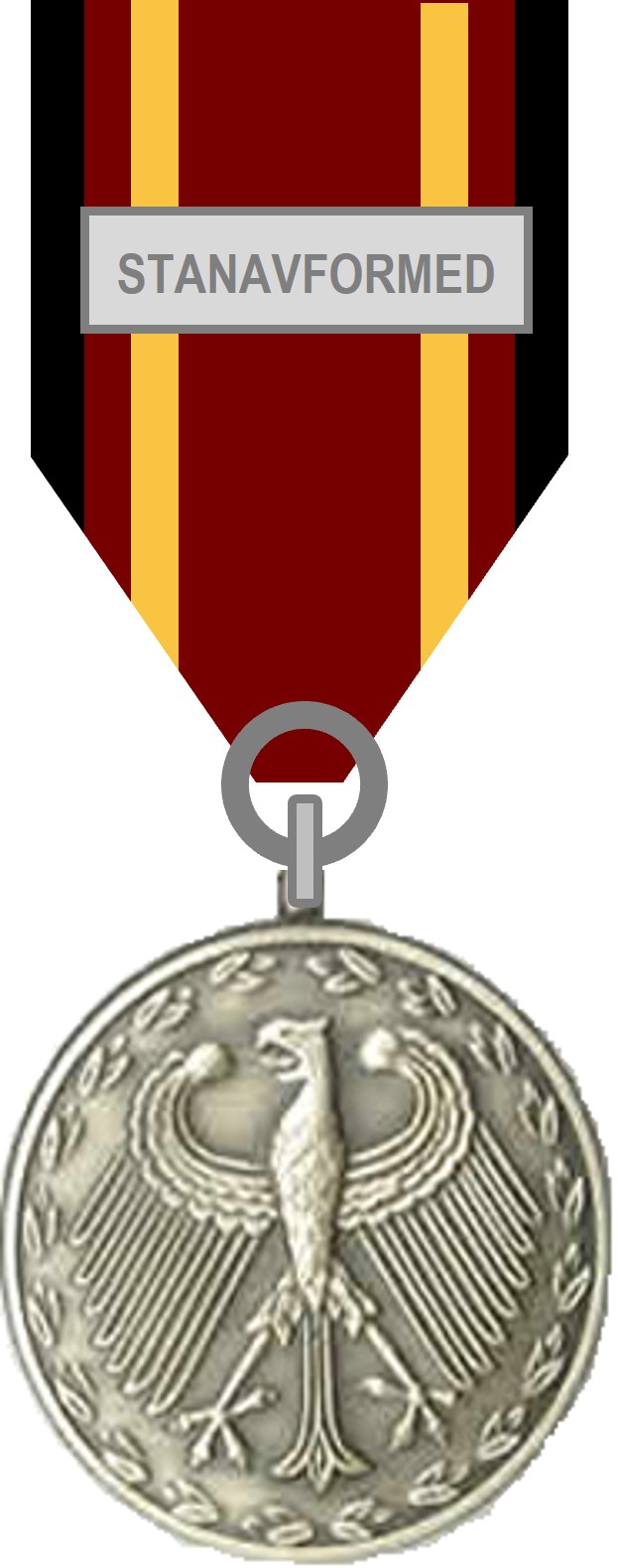 Bundeswehr-Einsatzmedaille STANAVFORMED - (Alt-)Silber