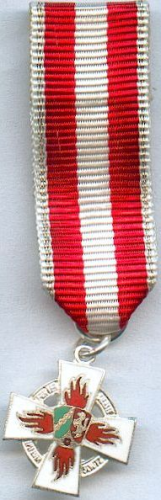 271-6 - Firefighter Medal Nordrhein-Westfalen, Silver 25 years, 16 mm Miniatur