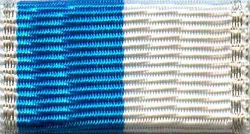 454-bs - Bandschnalle ohne Auflage - blau/weiss - silber