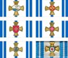 507 - Bavarian Red Cross Medal of Honor Silver 25 Years ribbon bar
