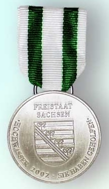 578-3 - Elbeflut - Medaille Sachsen 2002