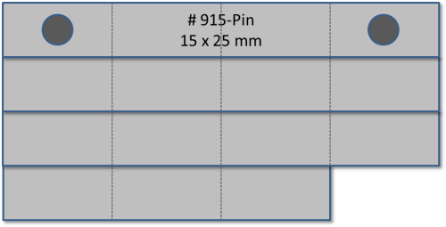 915-Pin - Träger 15-teilig Pin
