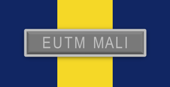 215 - ESDP - "EUTM Mali" (HQ / blau-gelb)