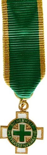 115-6 - Ehrenzeichen Gold der Deutschen Verkehrswacht - Miniaturschnalle 16 mm