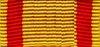 417-BS - Bandschnalle rot - gelb / Dragoner-Regiment