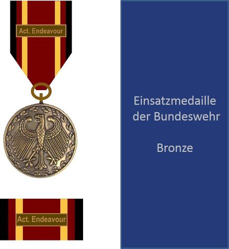 035-4 - Set Bundeswehr Einsatzmedaille Minusma