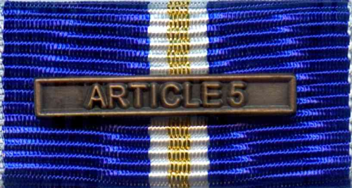 656-br - NATO-Einsatzmedaille Eagle Assist / Auflage "Article 5"