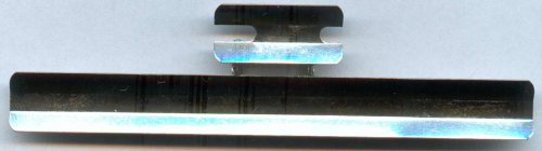 904-40-PIN - Träger 5-teilig (4 x 25mm + 2 x 40 mm oben mittig) mit PIN