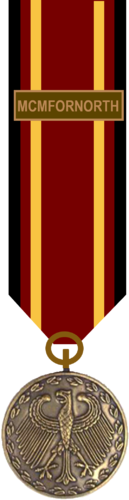 198-6 - Bundeswehr-Einsatzmedaille MCMFORNORTH